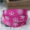 Order  Go Grosgrain - 9mm Snowflakes Pink